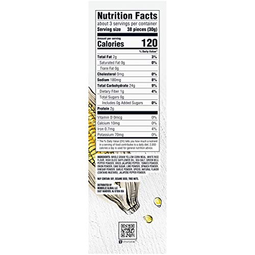 GOOD THINS JALAPEÑO & LIME CORN & RICE SNACKS GLUTEN FREE CRACKERS, 3.5 OZ