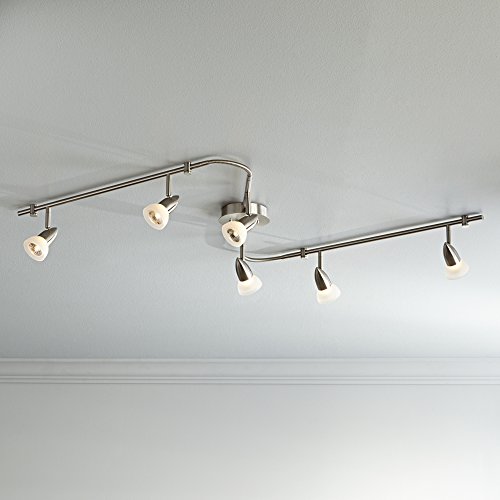 ProTrack Flex Rave 6-Light Satin Chrome Track Fixture