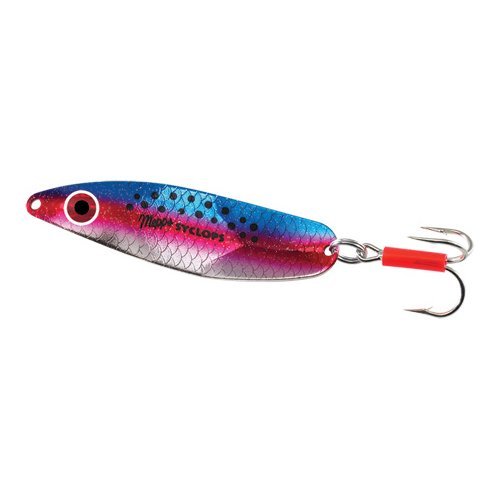 Mepp's Syclops Treble Hook Fishing Lure, 1/2-Ounce, Hot Fire Tiger