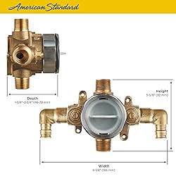 American Standard RU108ESS Flash Shower Rough-in
