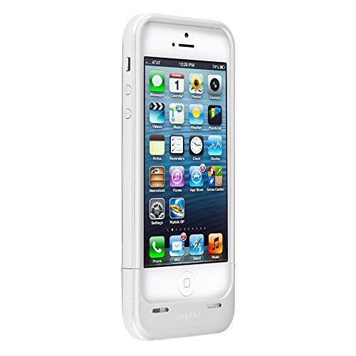 Mophie space pack for iPhone 5/5s with 32GB of built-in Storage (1,700mAh) - White (Certified Refurbished)