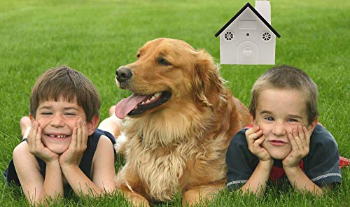 Serenity (New Upgrade Model) Ultrasonic Bark Control Device-Anti-Barking Training Tool - Safe Deterrent Silencer for Yard - Outdoor Sonic Control For Small/Medium/Large Dogs -Up To 50 Feet Effective