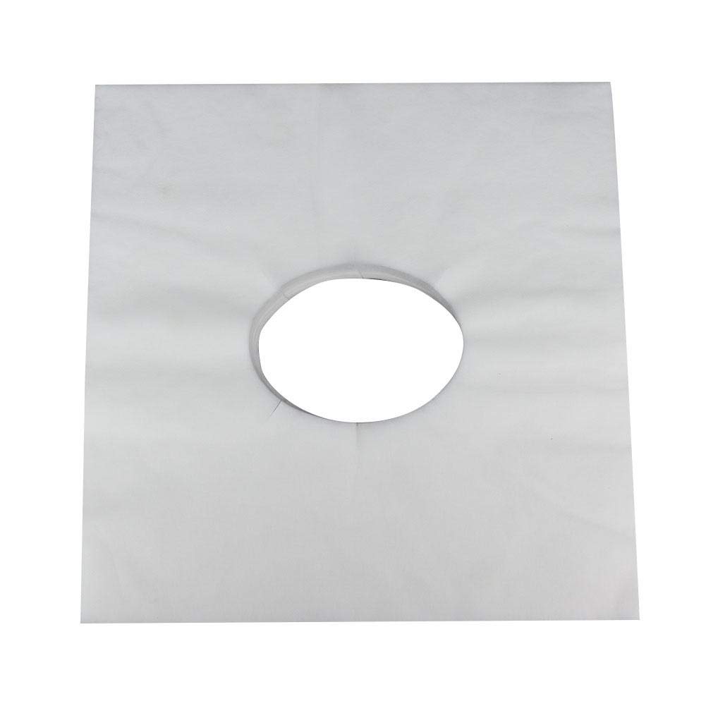 Disposable Beauty Salon Bed Face Hole Cover for Massage Non-woven Fabrics Massage Table Pillow Cover, 100Pcs(WHITE)- Hygienic, Comfortable, & Versatile for Salons and Spas