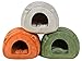 Beskie Pet Tent Cave Bed for Small Dogs Cats Pets Kitty Puppy Removable Cushion Sleeping Bag Warm Soft Dog Bed Cozy Grotto Cavern Cuddler Burrow House Hole Igloo Nest for Cat