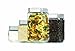 Anchor Hocking Square Glass Canisters With Stainless Steel Gasketed Lids, Set Of 4