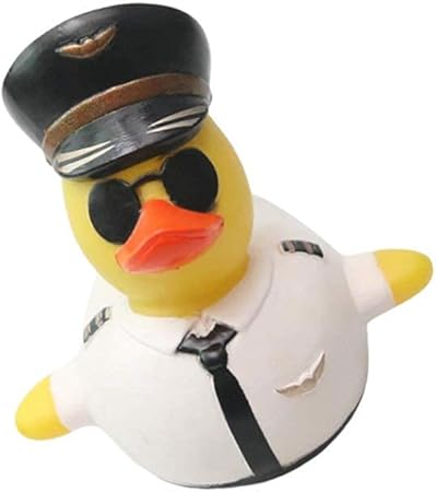 Amazon お風呂 おもちゃ 水遊び かわいい アヒル パイロット ぷかぷか ミニ シャワー トイ ダック 知育 玩具 浴室 バスタブ プール 出産祝い プレゼント 子供 ベビー 0歳 1歳 お風呂用おもちゃ おもちゃ