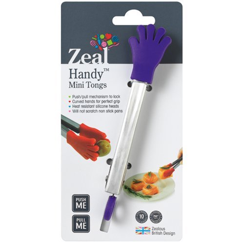 Zeal Mini Tongs KI800100-RED, Purple