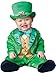 InCharacter Costumes, LLC Lil Leprechaun Jumpsuit Dress, Green/Gold/White, Small (6 Months-2 Years)