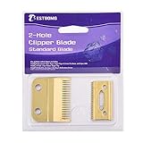 Cosyonall Professional 2-Hole Flat Fade Blade Trimmer Clipper Replacement Blades #2161 -Compatible with Wahl 5 Star Senior, Magic Clip, STERLING Clipper/Trimmer