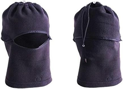 Balaclava Face Mask by Ninjetics (2-Piece) - Black Color Hood, Unisex, Ideal for the Desert and Winter, Windproof for Overall Face Protection, Can be Worn as a Scarf. Protect Your Face Now!