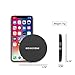 Novastone Fast Wireless Charger, 10W Fast Qi Certified Charging Pad Compatible with XS Max/XS/XR/X, iPhone 8/8 Plus, Samsung Galaxy S9/S9 Plus/S8/S8 Plus, S7/S7 Edge, Note 8 (Black,1-Pack)