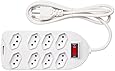 Protetor Eletronico Intelbras com 8 tomadas EPE 1008+ Branco