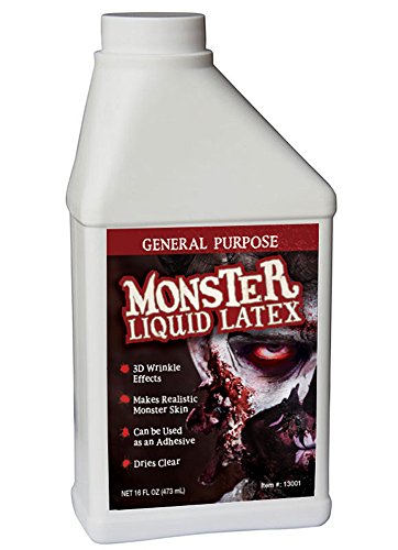 Monster Liquid Latex - 16oz Pint - Creates Monster / Zombie Skin and FX
