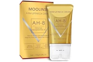 Alhgpua AH-8 Neck Firming Cream with Roller for Crepey Skin Body Care Comfort, Moisturizing, Anti-Aging Neck Cream with Pepti