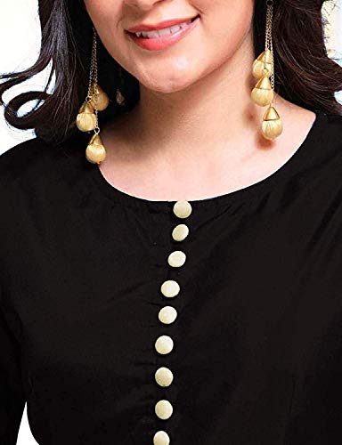 shree sai creation women's silk semistiched cotton gown,kurty,dresess (medium)