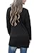 Muhadrs Womens Long Sleeve Casual Round Neck Loose Tunic Top Blouse T-Shirt