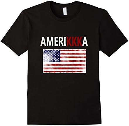 Men's Memorial Day Amerikkka T-Shirt  Medium Black