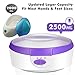 Paraffin Wax Machine for Hand and Feet – Ejiubas Paraffin Bath Quick Heating 2500ml Paraffin Wax Warmer with Paraffin Wax Refills Thermal Mitts Gloves Moisturizing Kit Hand Wax Spa Purplethumb 3