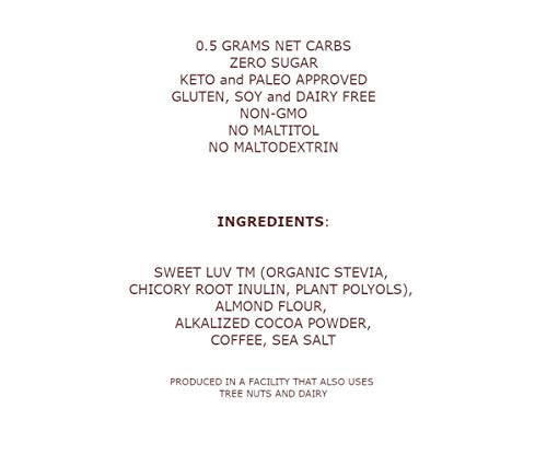 Keto Chocolate Brownie Baking Mix - Low Carb Sugar Free Stevia Sweetened - Gluten Dairy Free Non GMO Paleo Keto Friendly Fudge Brownie Bake Mix Dessert Cake Snack - Thumbnail 3