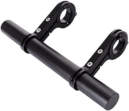 Carbon Fiber Extender,Bracket Handlebar,Flashlight Mount Handlebar,Aluminum Alloy By Chuanyue (Double Black)