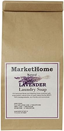 Soapmarket MarketHome Natural Laundry Soap - Lavender 2-One Pound Bags