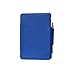 i-UniK HP 8 Model 1401US Tablet Slim Folio Protection Case Bonus Stylus Pen (Blue)