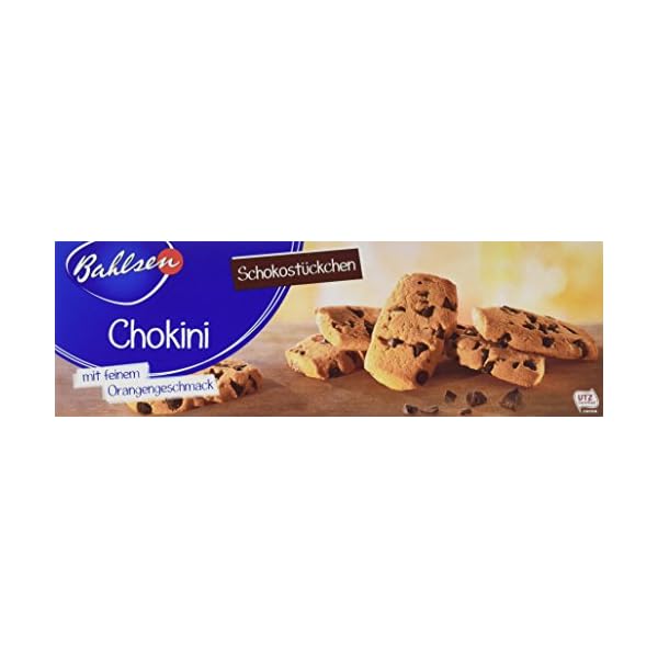 Bahlsen Chokini - 12er Pack - MÃ¼rbegebÃ¤ck mit SchokostÃ¼ckchen und Orangennote (12 x 150 g)
