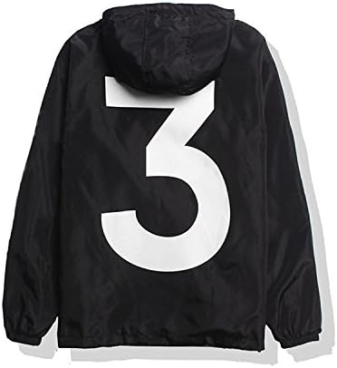 WEIPENG Men's Running Windbreaker Lightweight Athletic Track Jackets (XX-Large, 3 Black)