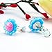 Aneco 16 Pairs Jewelry Clip on Earrings Girls Play Earrings Princess Earring Dress up Accessories for Party Favor Packed in 2 Clear Boxes