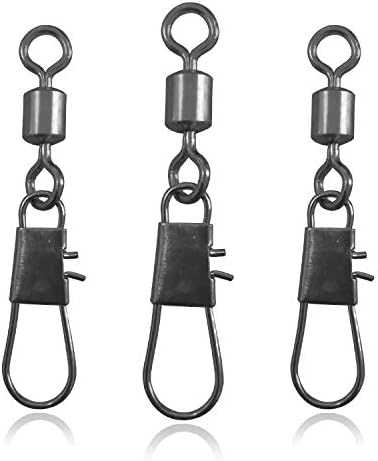 Silanon スイベル スナップスイベル 1個 ステンレススチールコネクター ローリングバレル高強度 素敵なスナップ