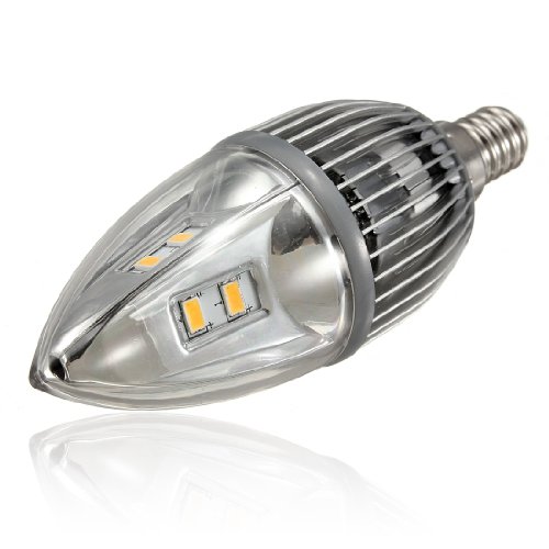 ThorFire Led Light Bulb E14 Candle Lighting Samsung Chips 4.5w=35w Soft White