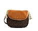 MICHAEL Kors Women's Leather Bedford Flap Crossbody BRN/Acorn