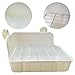 Small Rabbit Litter Box Toilet Box and Guinea Pigs, Chinchilla, Ferret, Galesaur, Small Animals (Beige) (M)