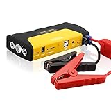 NOPTEG 12V 450A Peak Power Bank 12000mA Car Jump Starter Pack Booster Charger Battery LED Flashlight + SOS Light (12000mAH)
