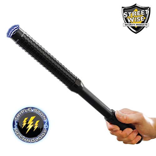 Streetwise Attitude Adjuster 9,500,000 Adjustable Stun Baton Flashlight