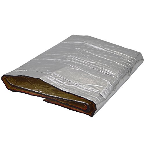 39.3" X 11.8" Car Noise Sound Deadener Deadening Heat Shield Moistureproof Mat for ABS Fairing Motorcycle Heatshield (3 Sq Foot)