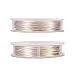 BENECREAT 22 Gauge Silver Jewelry Wire Tarnish Resistant Copper Wire Beading Making Wire for Bracelet Necklace Jewelry Making, 66 Feet/22 Yard