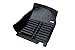TuxMat Custom Car Floor Mats for Hyundai Kona 2018-2020 Models - Laser Measured, Largest Coverage, Waterproof, All Weather. The Best Hyundai Kona Accessory (Full Set - Black)