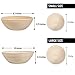 4-In-1 Set of Banneton Bread Proofing Basket (10 Inch) + Liner + Scraper + Linen Bag - Round Brotform Proofing Basket/Banetton Brotform Bowl - Best for Artisan Bread Making Sourdough, Rye & Others