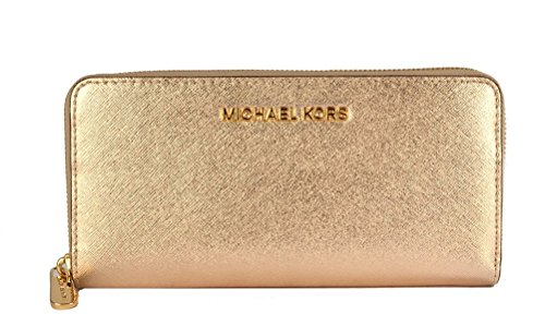 Michael Kors Jet Set Wallet Pale Gold 