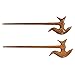 MaryCrafts Wooden Battle Viking War Axe Hair Stick, Hair Pin, Hair Accessory, Hair Toy Handmade 7.8