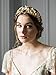 Jakawin Bride Wedding Headband Gold Leaf Headpiece Bridal Hair Crown for Women and Girls HB002