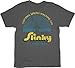 Slinky Spring Walking Toy Gray Adult T-Shirt Tee