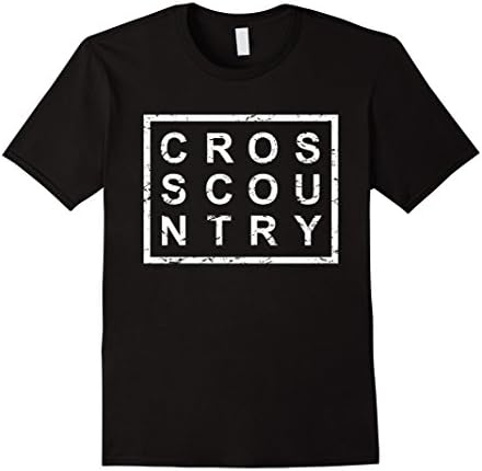 Mens Stylish Cross Country T-Shirt Medium Black