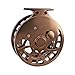 Z Aventik 2nd Generation High Reel Feet Center-Pin Floating Reel CNC machined Easy Line Through (Coffee)