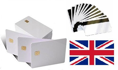 25 x SLE4442 Chip Cards with Magstripe