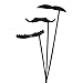 12 Plastic Assorted Mustache Sticks - Photo Props and Moustache Party Favors