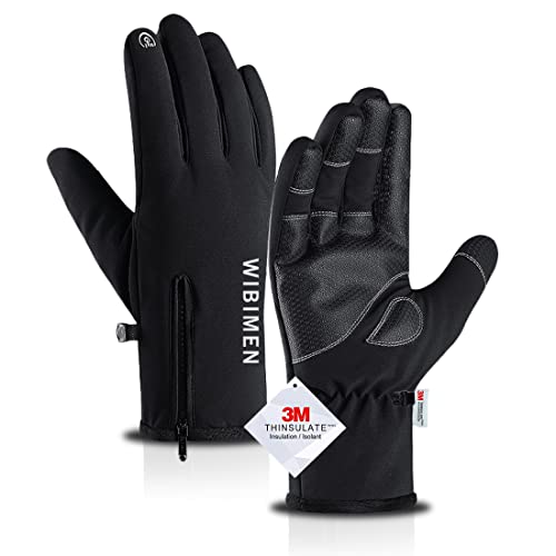 WIBIMEN -10℉ Ski Gloves, Thinsulate Winter Waterproof Gloves for