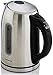 Ovente Cordless Electric Kettle Stainless Steel 1.7L BPA-Free with Temperature Control, Keep Warm Function, Auto Shut-Off and Boil-Dry Protection, Brushed (KS89S)