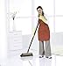 Superio Horsehair Broom Natural Bristles with Metal Handle, Durable Beech Wood Brush Head Genuine Horse Hair Bristles, Swiss Made Broom - Parquet, Solid Hardwood Floor, Tile Surfaces, Anti-Scratch